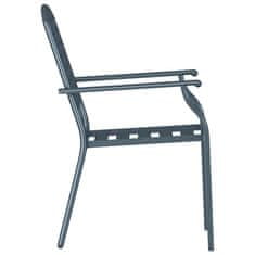 Vidaxl Stol 4 pcs Antracit 56 x 65 x 89cm Jeklo