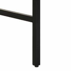Vidaxl Pisalna miza s polico Rjava 80 x 50 x 75 cm trden mangov les