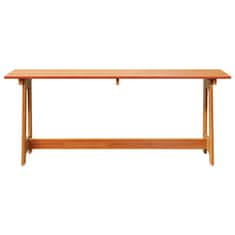 Vidaxl Zunanja klop Rjava 119 x 37 x 47 cm Masivno borovo les