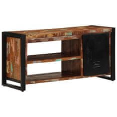 Vidaxl Klop za čevlje večbarvno 100 x 40 x 50 cm Trden predelan les