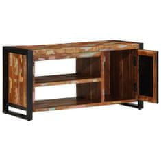 Vidaxl Klop za čevlje večbarvno 100 x 40 x 50 cm Trden predelan les