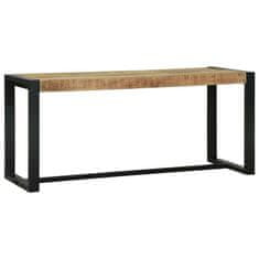 Vidaxl Klop Rjava 100 x 35 x 45 cm Trden mangov les
