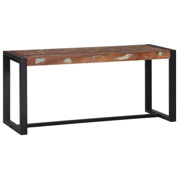Vidaxl Klop večbarvno 100 x 35 x 45 cm Trden predelan les