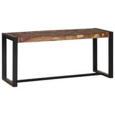 Vidaxl Klop večbarvno 100 x 35 x 45 cm Trden predelan les
