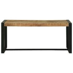 Vidaxl Klop Rjava 100 x 35 x 45 cm Trden mangov les