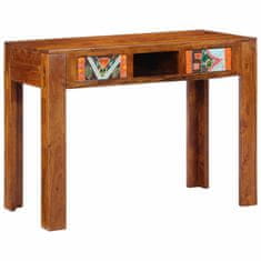 Vidaxl Miza s predalom Rjava 100 x 50 x 75 cm Trden akacijev les