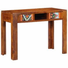 Vidaxl Miza s predalom Rjava 100 x 50 x 75 cm Trden akacijev les