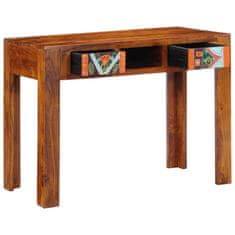 Vidaxl Miza s predalom Rjava 100 x 50 x 75 cm Trden akacijev les