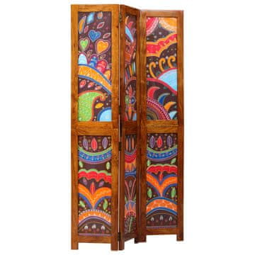Vidaxl Pregrada Medeno rjava 105 x 1,5 x 180 cm Masiven les akacije