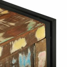 Vidaxl Shranjevalna škatla Rjava in črna 60 x 40 x 41 cm Predelan les