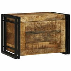 Vidaxl Shranjevalna škatla 60 x 40 x 41 cm trden mangov les