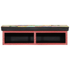 Vidaxl TV omara s polico večbarvno 80 x 30 x 22 cm Konstruiran les