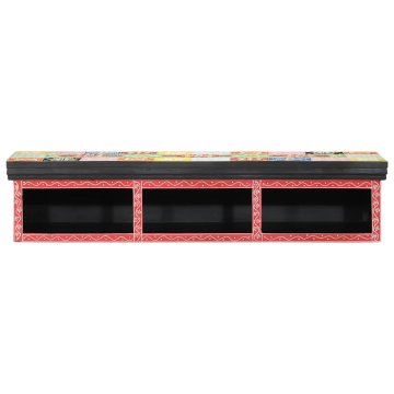 Vidaxl TV omara s polico večbarvno 100 x 30 x 22 cm Konstruiran les