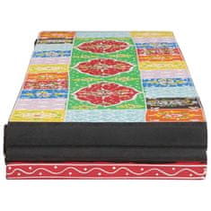 Vidaxl Stenske police večbarvno 100 x 20 x 6 cm Masiven les manga