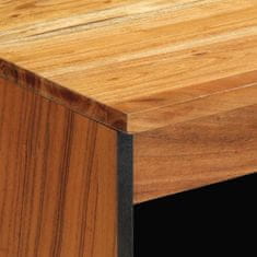 Vidaxl Strani šal Naravna 60 x 33,5 x 75 cm Masiven les akacije