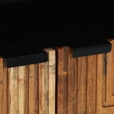 Vidaxl Strani šal Naravna 60 x 33,5 x 75 cm Masiven les akacije