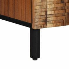 Vidaxl Strani šal Naravna 60 x 33,5 x 75 cm Masiven les akacije