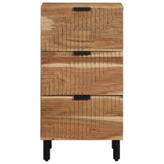 Vidaxl Stranski Regal Rjava 40 x 33 x 75 cm Trden akacijev les