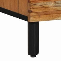 Vidaxl Strani šal Naravna 80 x 33,5 x 75 cm Masiven les akacije