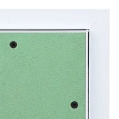 Vidaxl Dostopna plošča Bela 35 x 55 cm Aluminij in mavčna plošča