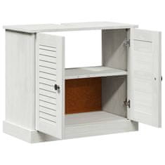 Vidaxl Umivalni kabinet s polico VIGO antično bela 67,5 x 34 x 59 cm