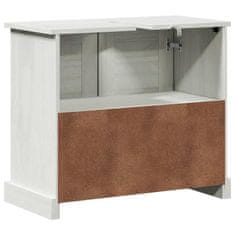 Vidaxl Umivalni kabinet s polico VIGO antično bela 67,5 x 34 x 59 cm