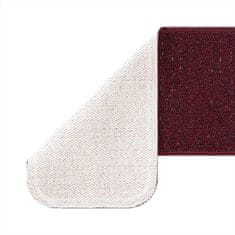 Vidaxl Podloge proti zdrsu za stopnice 15 szt. Bordo rdeča 60 x 25 cm