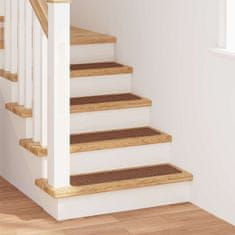 Vidaxl Podloge proti zdrsu za stopnice 15 szt. Rumena 75 x 20 cm PP