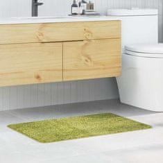 Vidaxl Kopalna preproga pravokotna zelena 60x90 cm poliester proti drsenju