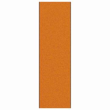 Vidaxl Doormat Drugo Oranžna in Črna 120 x 400 cm Poliamid in PVC