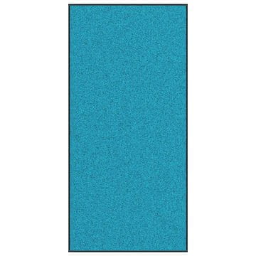 Vidaxl Doormat Drugo Cyan in črna 120 x 250 cm Poliamid in PVC