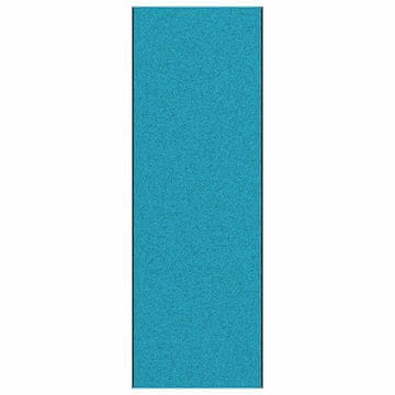 Vidaxl Doormat Drugo Cyan in črna 120 x 350 cm Poliamid in PVC