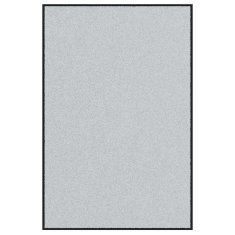 Vidaxl Doormat Siva in črna 120 x 180 cm Polipropilen in vinil