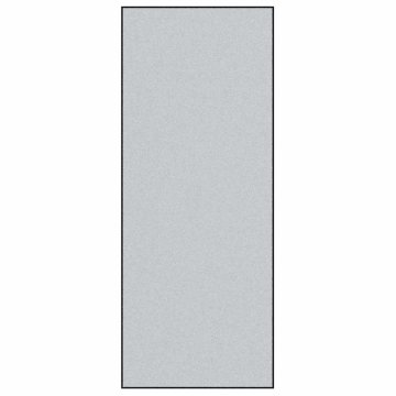 Vidaxl Doormat Siva in črna 120 x 300 cm Polipropilen in vinil