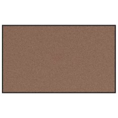 Vidaxl Doormat Rjava in črna 90 x 150 cm Polipropilen in vinil