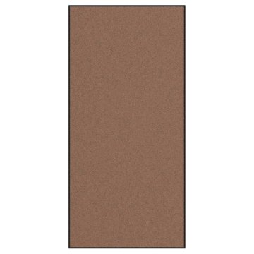 Vidaxl Doormat Rjava in črna 120 x 250 cm Polipropilen in vinil