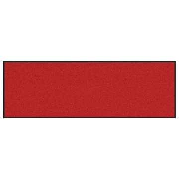 Vidaxl Doormat Drugo Rdeča in črna 60 x 180 cm Polipropilen in vinil