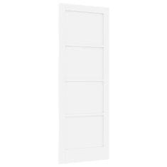 Vidaxl Notranja vrata ORKDAL Bela 78 x 211 cm Vezani les