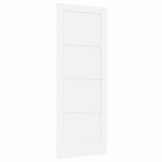 Vidaxl Notranja vrata ORKDAL Bela 78 x 202 cm Vezani les