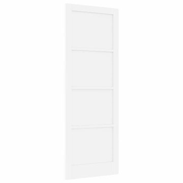 Vidaxl Notranja vrata ORKDAL Bela 83 x 232 cm Vezani les
