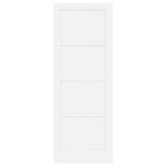Vidaxl Notranja vrata ORKDAL Bela 78 x 211 cm Vezani les
