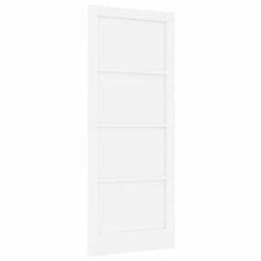 Vidaxl Notranja vrata ORKDAL Bela 86 x 211 cm Vezani les