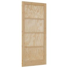 Vidaxl Notranja vrata ORKDAL Rjava 93 x 211 cm Vezani les