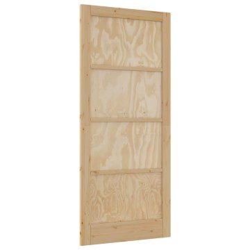 Vidaxl Notranja vrata ORKDAL Rjava 93 x 211 cm Vezani les