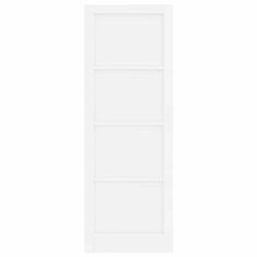 Vidaxl Notranja vrata ORKDAL Bela 83 x 232 cm Vezani les