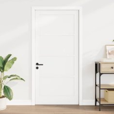 Vidaxl Notranja vrata ORKDAL Bela 93 x 202 cm Vezani les