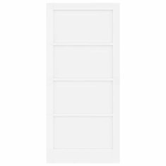 Vidaxl Notranja vrata ORKDAL Bela 93 x 202 cm Vezani les
