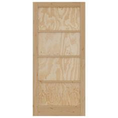 Vidaxl Notranja vrata Rjava 93 x 202 cm Vezani les
