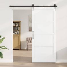 Vidaxl Notranja vrata ORKDAL Bela 93 x 211 cm Vezani les