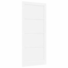 Vidaxl Notranja vrata ORKDAL Bela 93 x 211 cm Vezani les